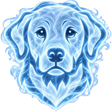 Leuchtender Patronus-Hund von Hufflefluff