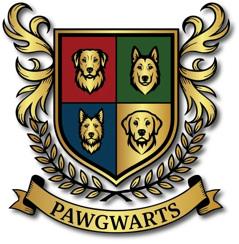Pawgwarts – offizielles Schulwappen