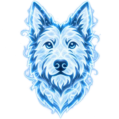 Leuchtender Patronus-Hund von Ravenpaw
